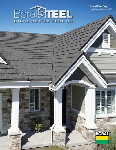 Metal Shingle Roof Replacement using Boral Steel Shingles.